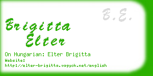 brigitta elter business card
